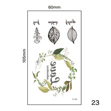 Load image into Gallery viewer, Small Fresh Tattoo Stickers Harajuku Style Tattoo Stickers Body Art Tattoo Waterproof Long Lasting Tattoo Stickers
