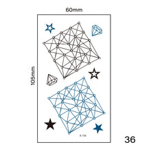 Load image into Gallery viewer, Small Fresh Tattoo Stickers Harajuku Style Tattoo Stickers Body Art Tattoo Waterproof Long Lasting Tattoo Stickers
