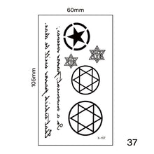 Load image into Gallery viewer, Small Fresh Tattoo Stickers Harajuku Style Tattoo Stickers Body Art Tattoo Waterproof Long Lasting Tattoo Stickers
