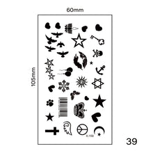 Load image into Gallery viewer, Small Fresh Tattoo Stickers Harajuku Style Tattoo Stickers Body Art Tattoo Waterproof Long Lasting Tattoo Stickers
