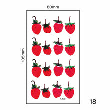 Load image into Gallery viewer, Small Fresh Tattoo Stickers Harajuku Style Tattoo Stickers Temporary Body Art Tattoo Waterproof Long Lasting Tattoo Stickers

