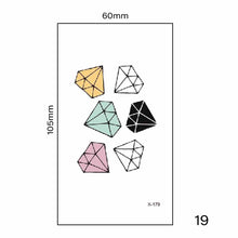 Load image into Gallery viewer, Small Fresh Tattoo Stickers Harajuku Style Tattoo Stickers Temporary Body Art Tattoo Waterproof Long Lasting Tattoo Stickers
