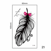 Load image into Gallery viewer, Small Fresh Tattoo Stickers Harajuku Style Tattoo Stickers Temporary Body Art Tattoo Waterproof Long Lasting Tattoo Stickers

