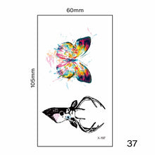 Load image into Gallery viewer, Small Fresh Tattoo Stickers Harajuku Style Tattoo Stickers Temporary Body Art Tattoo Waterproof Long Lasting Tattoo Stickers
