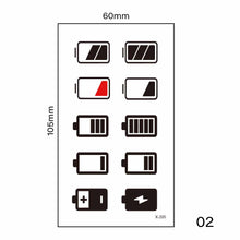Load image into Gallery viewer, Multicolor Small Fresh Tattoo Stickers Harajuku Style Tattoo Stickers Waterproof Long Lasting Body Art Tattoo Stickers
