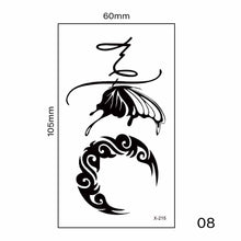 Load image into Gallery viewer, Multicolor Small Fresh Tattoo Stickers Harajuku Style Tattoo Stickers Waterproof Long Lasting Body Art Tattoo Stickers
