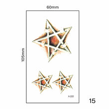 Load image into Gallery viewer, Multicolor Small Fresh Tattoo Stickers Harajuku Style Tattoo Stickers Waterproof Long Lasting Body Art Tattoo Stickers
