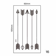 Load image into Gallery viewer, Multicolor Small Fresh Tattoo Stickers Harajuku Style Tattoo Stickers Waterproof Long Lasting Body Art Tattoo Stickers
