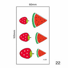 Load image into Gallery viewer, Multicolor Small Fresh Tattoo Stickers Harajuku Style Tattoo Stickers Waterproof Long Lasting Body Art Tattoo Stickers
