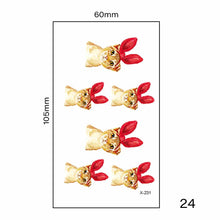 Load image into Gallery viewer, Multicolor Small Fresh Tattoo Stickers Harajuku Style Tattoo Stickers Waterproof Long Lasting Body Art Tattoo Stickers
