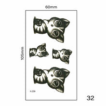 Load image into Gallery viewer, Multicolor Small Fresh Tattoo Stickers Harajuku Style Tattoo Stickers Waterproof Long Lasting Body Art Tattoo Stickers
