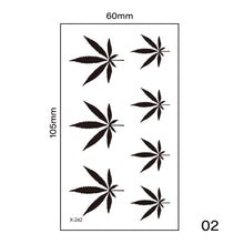 Load image into Gallery viewer, Multicolor Small Fresh Tattoo Stickers Harajuku Style Tattoo Stickers Waterproof Long Lasting Body Art Tattoo for Women Men
