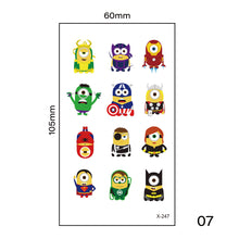 Load image into Gallery viewer, Multicolor Small Fresh Tattoo Stickers Harajuku Style Tattoo Stickers Waterproof Long Lasting Body Art Tattoo for Women Men
