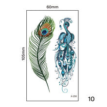 Load image into Gallery viewer, Multicolor Small Fresh Tattoo Stickers Harajuku Style Tattoo Stickers Waterproof Long Lasting Body Art Tattoo for Women Men
