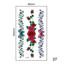 Load image into Gallery viewer, Multicolor Small Fresh Tattoo Stickers Harajuku Style Tattoo Stickers Waterproof Long Lasting Body Art Tattoo for Women Men
