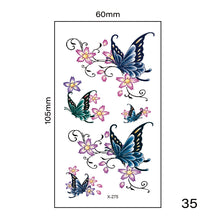 Load image into Gallery viewer, Multicolor Small Fresh Tattoo Stickers Harajuku Style Tattoo Stickers Waterproof Long Lasting Body Art Tattoo for Women Men
