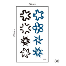 Load image into Gallery viewer, Multicolor Small Fresh Tattoo Stickers Harajuku Style Tattoo Stickers Waterproof Long Lasting Body Art Tattoo for Women Men
