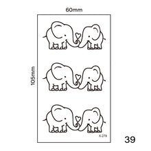 Load image into Gallery viewer, Multicolor Small Fresh Tattoo Stickers Harajuku Style Tattoo Stickers Waterproof Long Lasting Body Art Tattoo for Women Men
