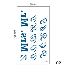 Load image into Gallery viewer, Multicolor Small Fresh Tattoo Stickers Harajuku Style Temporary Tattoo Stickers Waterproof Long Lasting Body Art Tattoo

