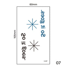 Load image into Gallery viewer, Multicolor Small Fresh Tattoo Stickers Harajuku Style Temporary Tattoo Stickers Waterproof Long Lasting Body Art Tattoo
