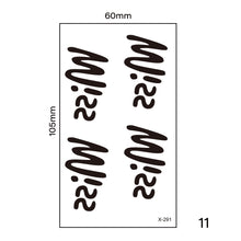 Load image into Gallery viewer, Multicolor Small Fresh Tattoo Stickers Harajuku Style Temporary Tattoo Stickers Waterproof Long Lasting Body Art Tattoo
