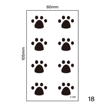 Load image into Gallery viewer, Multicolor Small Fresh Tattoo Stickers Harajuku Style Temporary Tattoo Stickers Waterproof Long Lasting Body Art Tattoo
