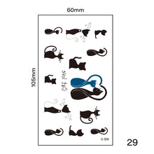 Load image into Gallery viewer, Multicolor Small Fresh Tattoo Stickers Harajuku Style Temporary Tattoo Stickers Waterproof Long Lasting Body Art Tattoo
