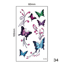 Load image into Gallery viewer, Multicolor Small Fresh Tattoo Stickers Harajuku Style Temporary Tattoo Stickers Waterproof Long Lasting Body Art Tattoo
