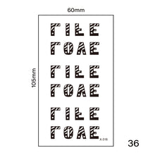 Load image into Gallery viewer, Multicolor Small Fresh Tattoo Stickers Harajuku Style Temporary Tattoo Stickers Waterproof Long Lasting Body Art Tattoo
