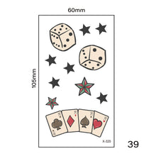 Load image into Gallery viewer, Multicolor Small Fresh Tattoo Stickers Harajuku Style Temporary Tattoo Stickers Waterproof Long Lasting Body Art Tattoo
