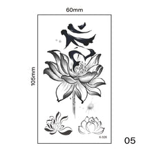 Load image into Gallery viewer, Multicolor Small Fresh Tattoo Stickers Harajuku Style Temporary Body Art Tattoo Waterproof Long Lasting Tattoo Stickers
