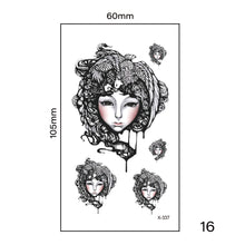 Load image into Gallery viewer, Multicolor Small Fresh Tattoo Stickers Harajuku Style Temporary Body Art Tattoo Waterproof Long Lasting Tattoo Stickers
