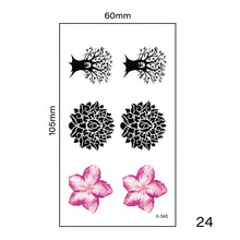 Load image into Gallery viewer, Multicolor Small Fresh Tattoo Stickers Harajuku Style Temporary Body Art Tattoo Waterproof Long Lasting Tattoo Stickers

