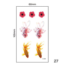 Load image into Gallery viewer, Multicolor Small Fresh Tattoo Stickers Harajuku Style Temporary Body Art Tattoo Waterproof Long Lasting Tattoo Stickers
