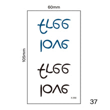 Load image into Gallery viewer, Multicolor Small Fresh Tattoo Stickers Harajuku Style Temporary Body Art Tattoo Waterproof Long Lasting Tattoo Stickers
