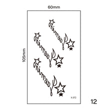 Load image into Gallery viewer, Small Fresh Tattoo Stickers Harajuku Style Multicolor Body Art Tattoo Waterproof Long Lasting Tattoo Stickers
