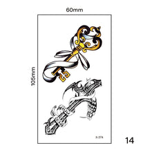 Load image into Gallery viewer, Small Fresh Tattoo Stickers Harajuku Style Multicolor Body Art Tattoo Waterproof Long Lasting Tattoo Stickers
