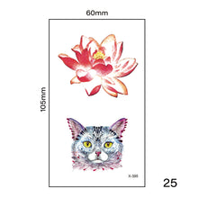 Load image into Gallery viewer, Small Fresh Tattoo Stickers Harajuku Style Multicolor Body Art Tattoo Waterproof Long Lasting Tattoo Stickers
