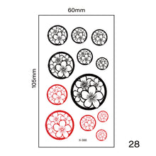Load image into Gallery viewer, Small Fresh Tattoo Stickers Harajuku Style Multicolor Body Art Tattoo Waterproof Long Lasting Tattoo Stickers
