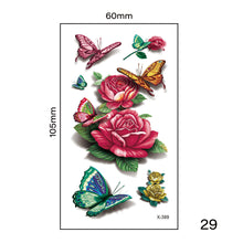 Load image into Gallery viewer, Small Fresh Tattoo Stickers Harajuku Style Multicolor Body Art Tattoo Waterproof Long Lasting Tattoo Stickers
