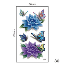 Load image into Gallery viewer, Small Fresh Tattoo Stickers Harajuku Style Multicolor Body Art Tattoo Waterproof Long Lasting Tattoo Stickers
