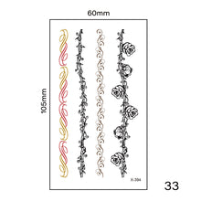 Load image into Gallery viewer, Small Fresh Tattoo Stickers Harajuku Style Multicolor Body Art Tattoo Waterproof Long Lasting Tattoo Stickers
