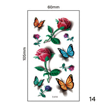 Load image into Gallery viewer, Small Fresh Tattoo Stickers Harajuku Style Multicolor Waterproof Long Lasting Body Art Tattoo Stickers for Women Men
