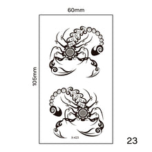Load image into Gallery viewer, Small Fresh Tattoo Stickers Harajuku Style Multicolor Waterproof Long Lasting Body Art Tattoo Stickers for Women Men
