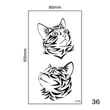 Load image into Gallery viewer, Small Fresh Tattoo Stickers Harajuku Style Multicolor Waterproof Long Lasting Body Art Tattoo Stickers for Women Men
