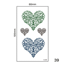 Load image into Gallery viewer, Small Fresh Tattoo Stickers Harajuku Style Multicolor Waterproof Long Lasting Body Art Tattoo Stickers for Women Men
