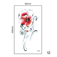 Load image into Gallery viewer, Multicolor Small Fresh Tattoo Stickers Harajuku Style Waterproof Temporary Body Art Tattoo Stickers for Women Men
