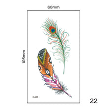 Load image into Gallery viewer, Multicolor Small Fresh Tattoo Stickers Harajuku Style Waterproof Temporary Body Art Tattoo Stickers for Women Men

