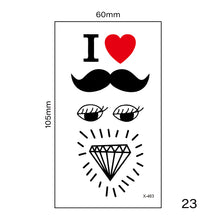 Load image into Gallery viewer, Multicolor Small Fresh Tattoo Stickers Harajuku Style Waterproof Temporary Body Art Tattoo Stickers for Women Men
