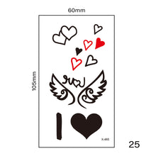 Load image into Gallery viewer, Multicolor Small Fresh Tattoo Stickers Harajuku Style Waterproof Temporary Body Art Tattoo Stickers for Women Men
